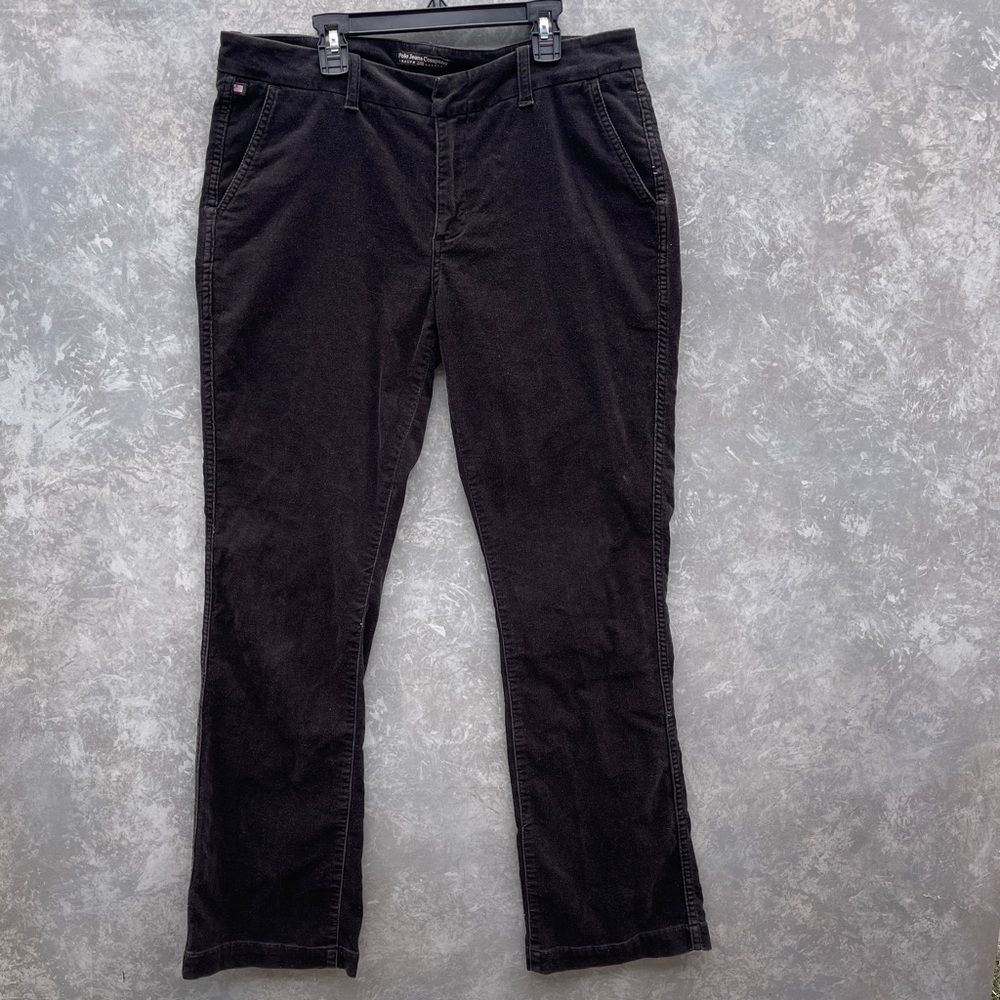 Polo Jeans Ralph Lauren Black Corduroy Pants
